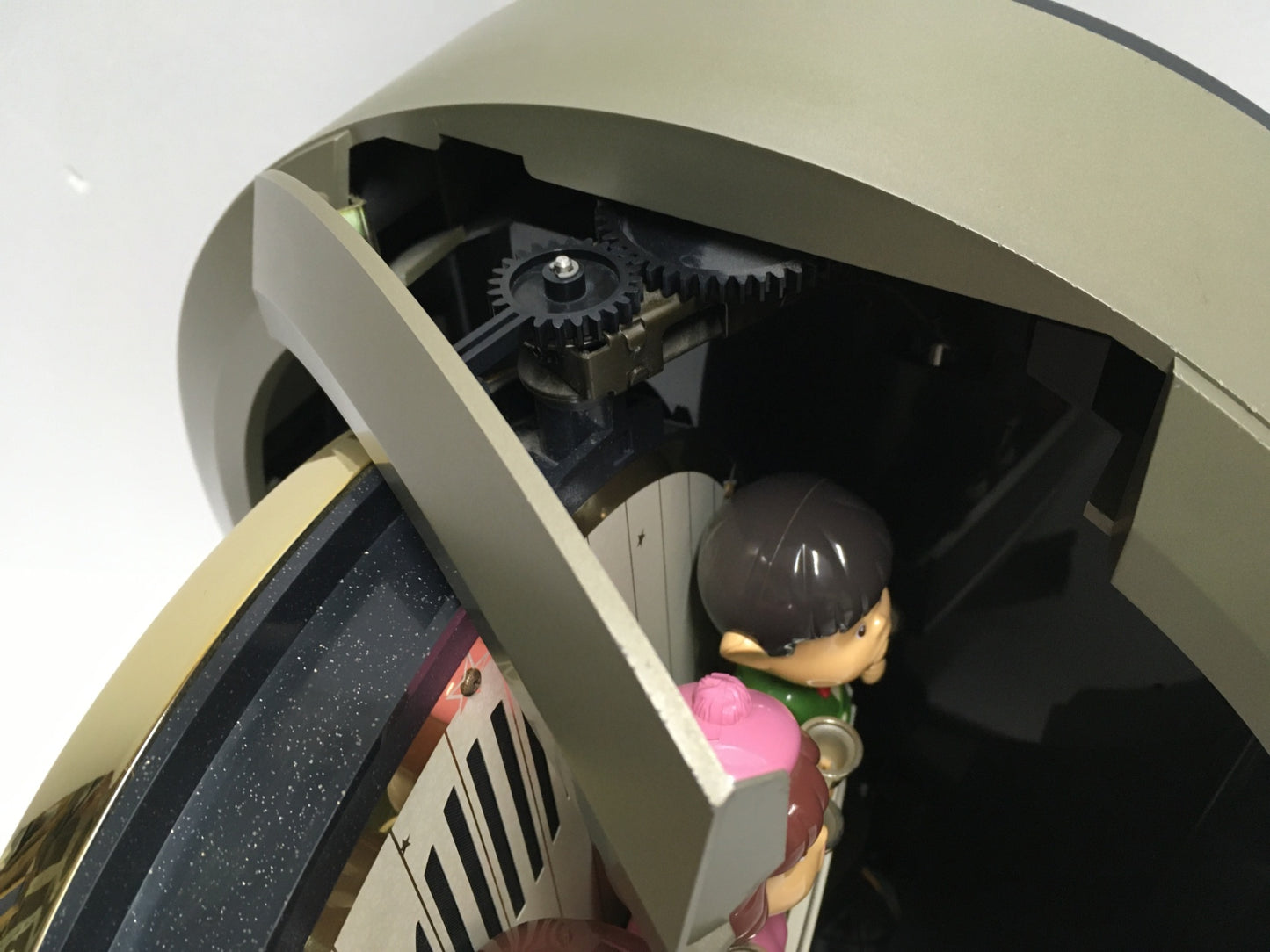※送料無料※ リズム時計工業 スモールワールド合唱団 からくり時計 4MH696RH ジャンク品 囗G