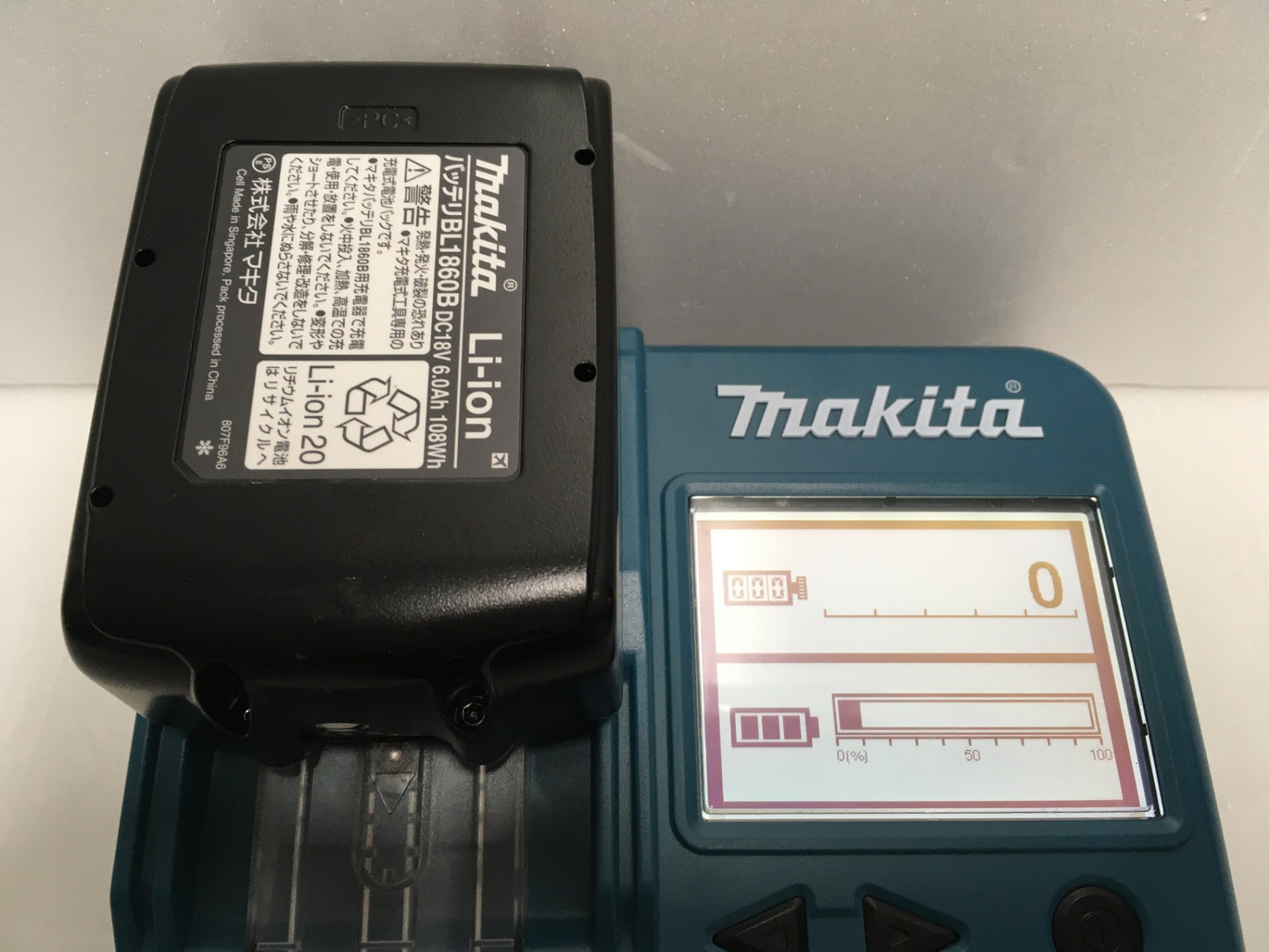※送料無料※ Makita マキタ BL1860B 純正 リチウムイオンバッテリー 18V 6.0Ah 3個セット 未使用相当 囗G
