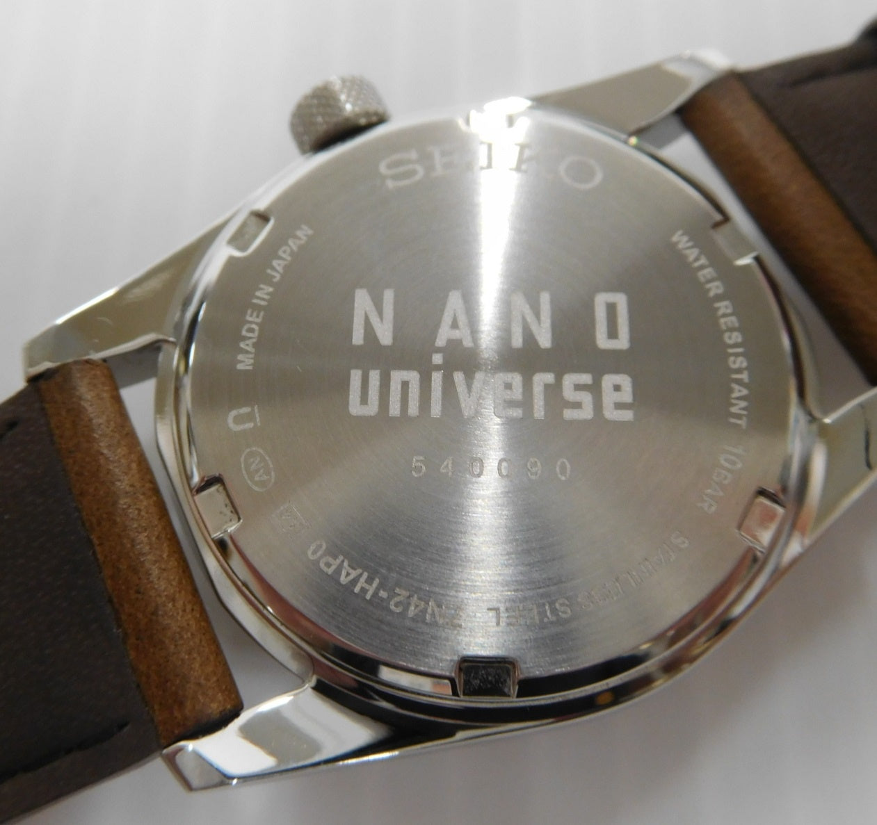 美品！SEIKO セイコー ナノユニバース限定 ヴィンテージデザイン ブラウン size:F囗T巛