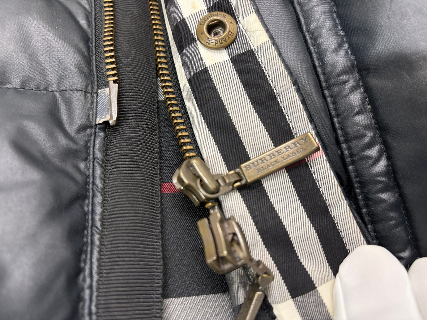 バーバリー ブラックレーベル ダウンジャケット サイズM BURBERRY BLACK LABEL