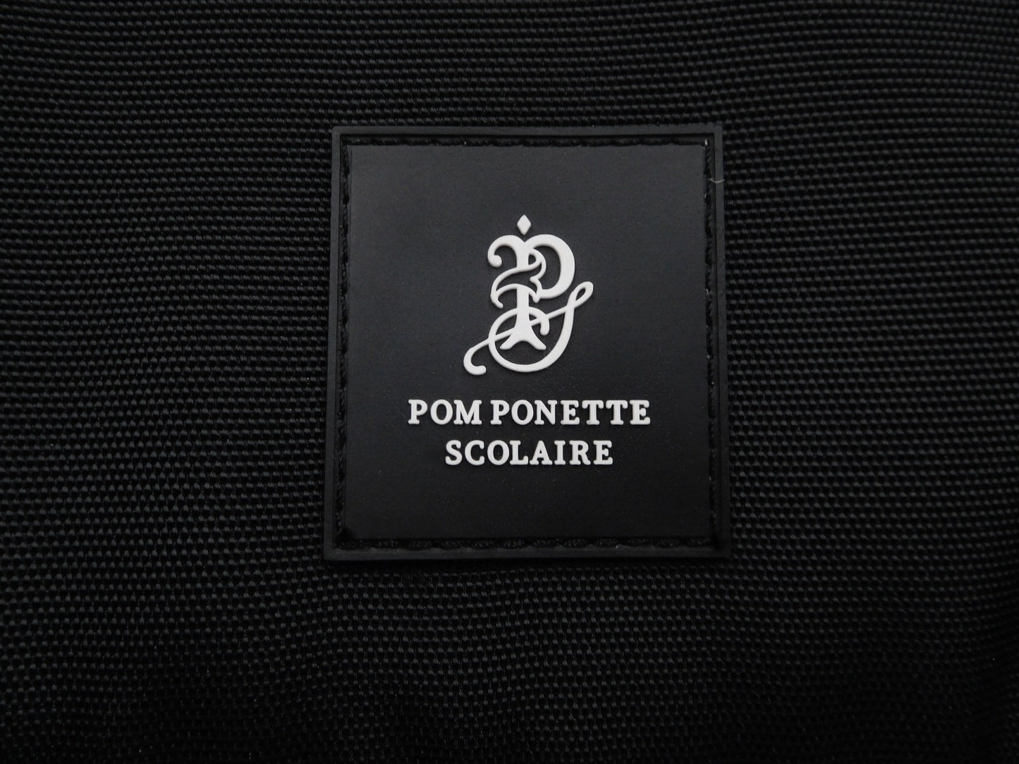 POM PONETTE ポンポネット 横型スクールリュック 14L 4933404-130 ブラック 中古囗T巛