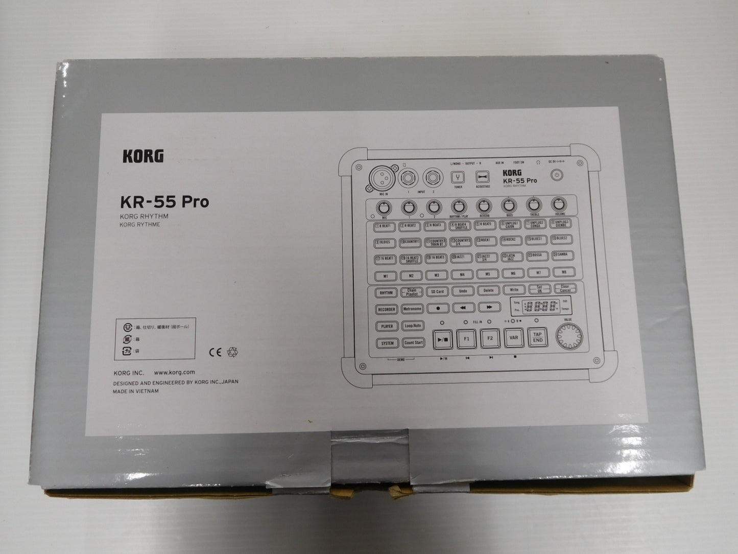 KORG コルグ ミキサー・レコーダー機能搭載 リズムマシン KR-55 Pro ※通電チェックのみ囗T巛
