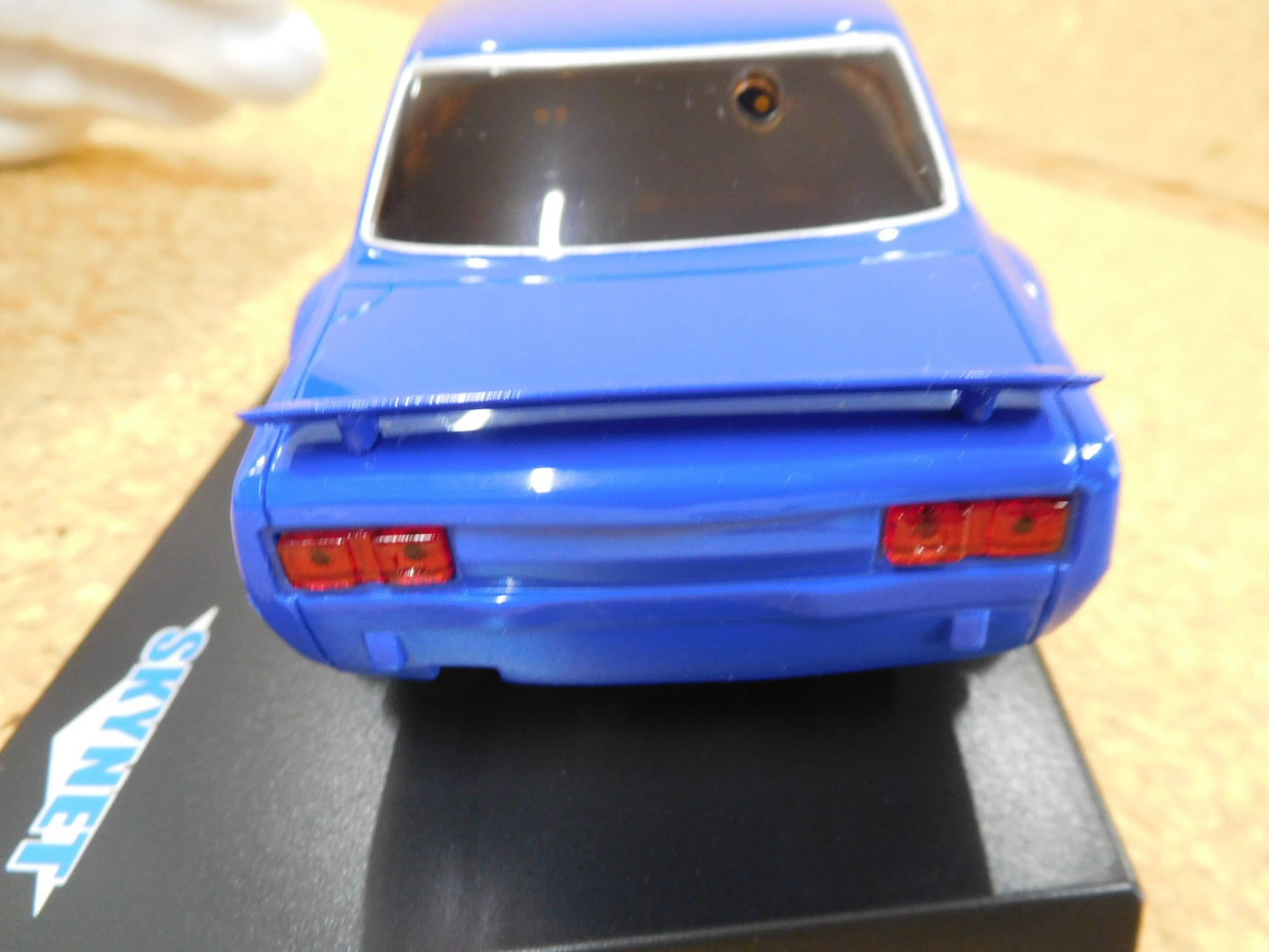 送料無料 SKY NET オートスケールコレクション シャコタンブギ ジュンちゃんのハコスカ(青) 囗T巛