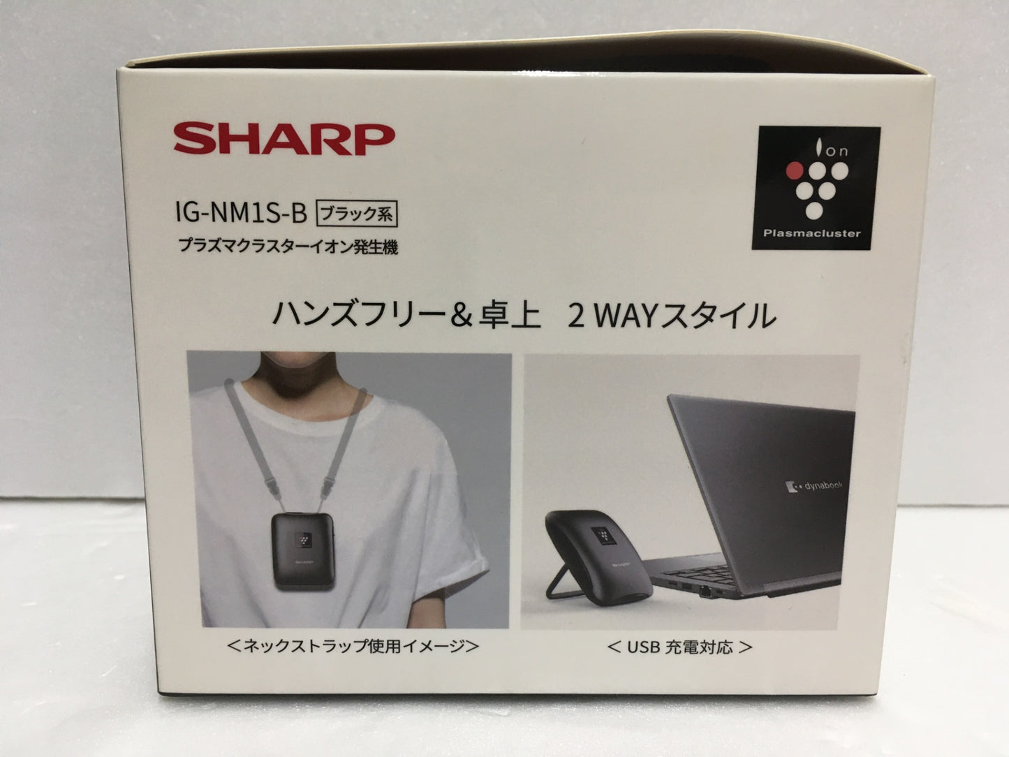 ※送料無料※ SHARP プラズマクラスターイオン発生器 IG-NM1S-B ブラック 中古 囗G
