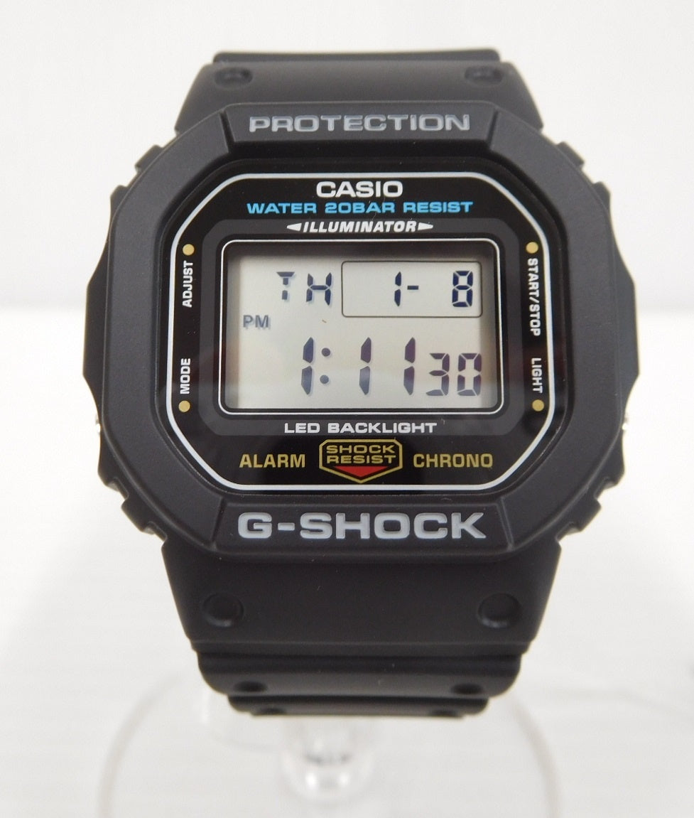 美品！CASIO カシオ G-SHOCK デジタル腕時計 DW-5600UE-1JF 説明書・箱あり囗T巛