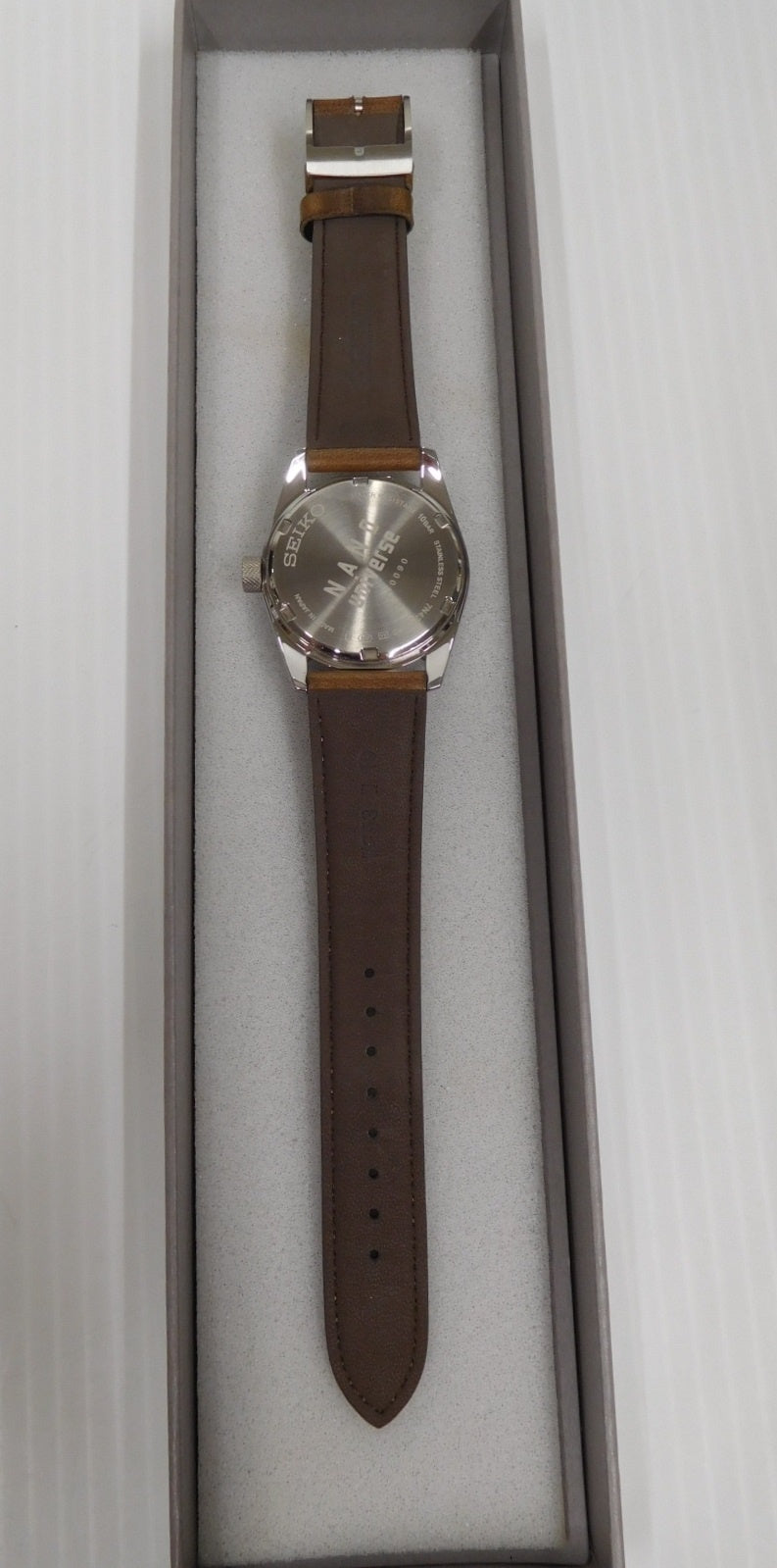 美品！SEIKO セイコー ナノユニバース限定 ヴィンテージデザイン ブラウン size:F囗T巛