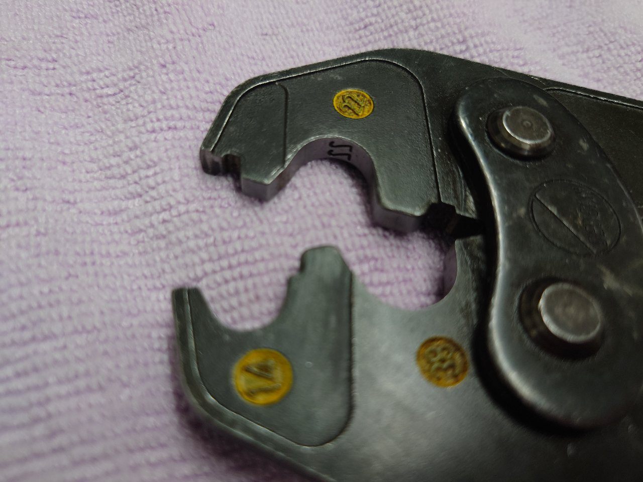 デンサン　ジェフコム　圧着工具　DC-38A　14、22、38m²用　囗T巛