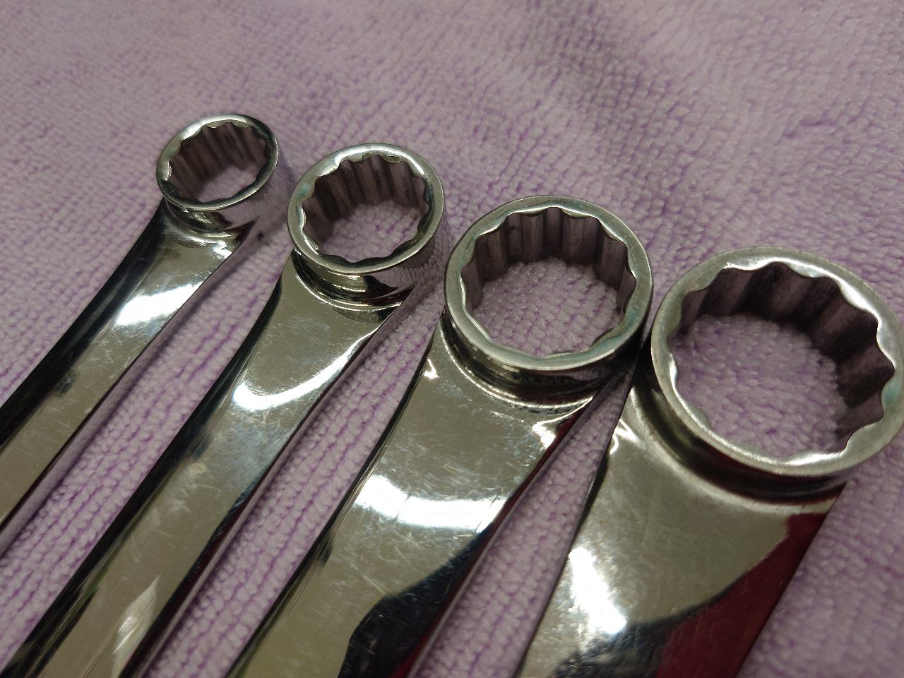 スナップオン　snap-on　ロングストレートメガネレンチ4本セット　XDHFM1012～1719　囗T巛