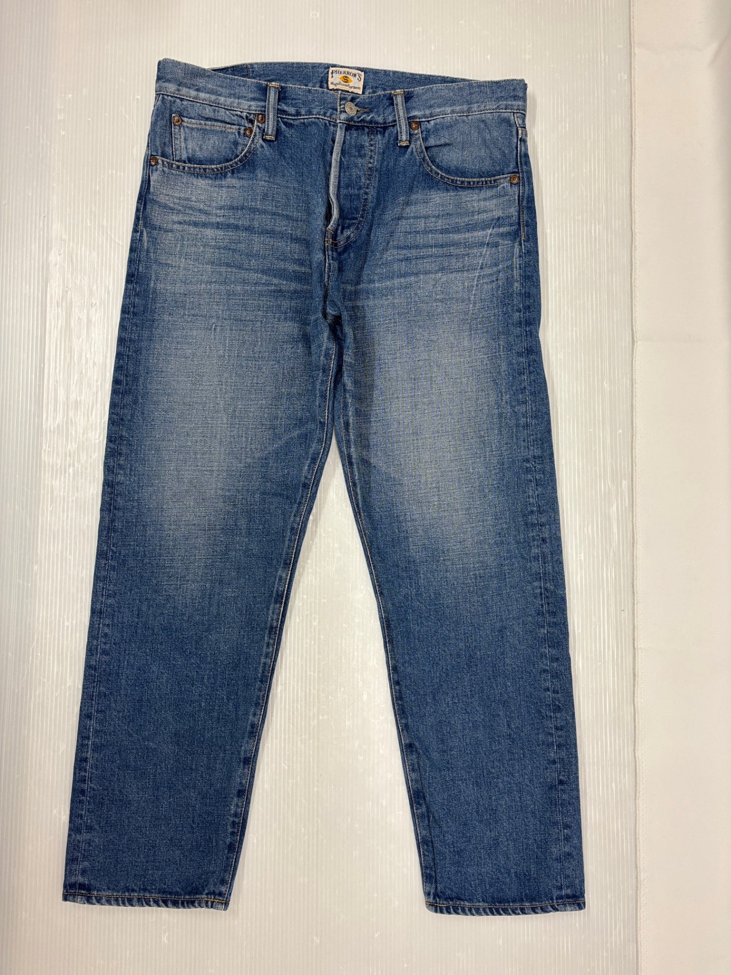 フェローズ デニムパンツ Lot: 440 アンクルテーパードジーンズ サイズ34 Pherrow's