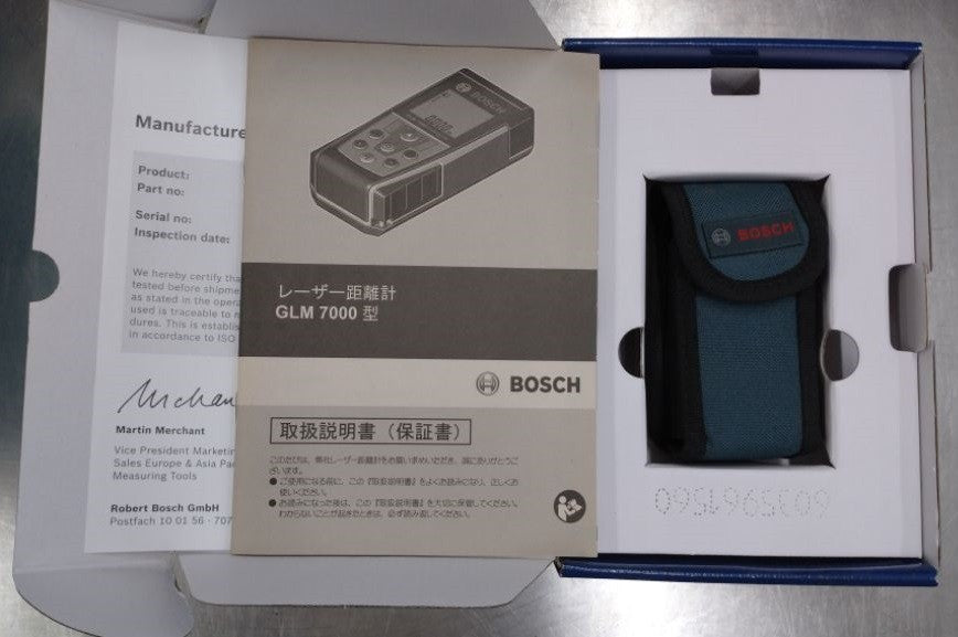 中古品　BOSCH　レーザー距離計　GLM7000 囗T巛