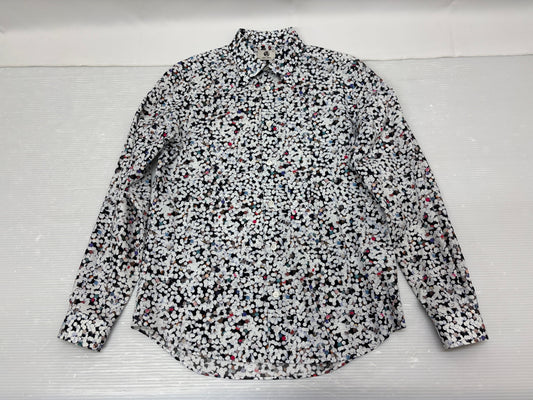 ポールスミス シャツ 長袖 コットン サイズM 総柄 日本製 Paul Smith