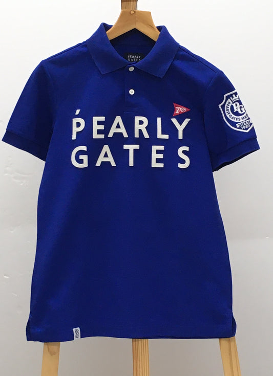 ※送料無料※ PEARLY GATES パーリーゲイツ メンズ  ゴルフウェア 半袖ポロシャツ 表記サイズ3 古着 囗G