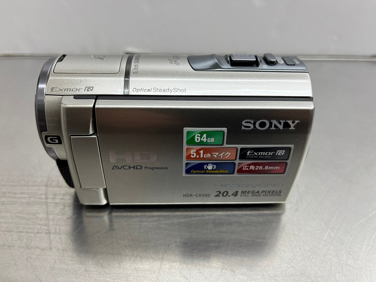 送料無料 SONY ソニー デジタルHDビデオカメラレコーダー HDR-CX590V 囗K巛