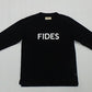 FIDES コットン ロングTシャツ 2023年サガン鳥栖選手移動着 ブラック 制菌加工 size:M囗T巛