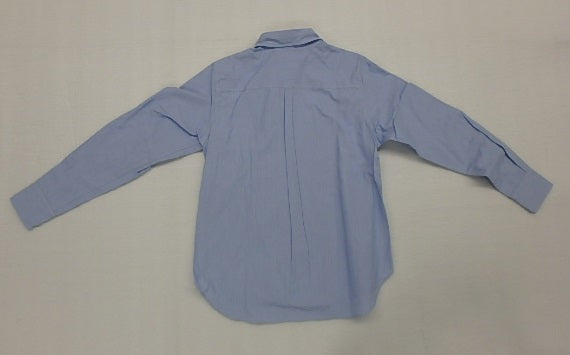 タグ付！UNFOLLOW アンフォロー ベイクルーズ 長袖コットンシャツ ブルー 日本製 size:1囗T巛