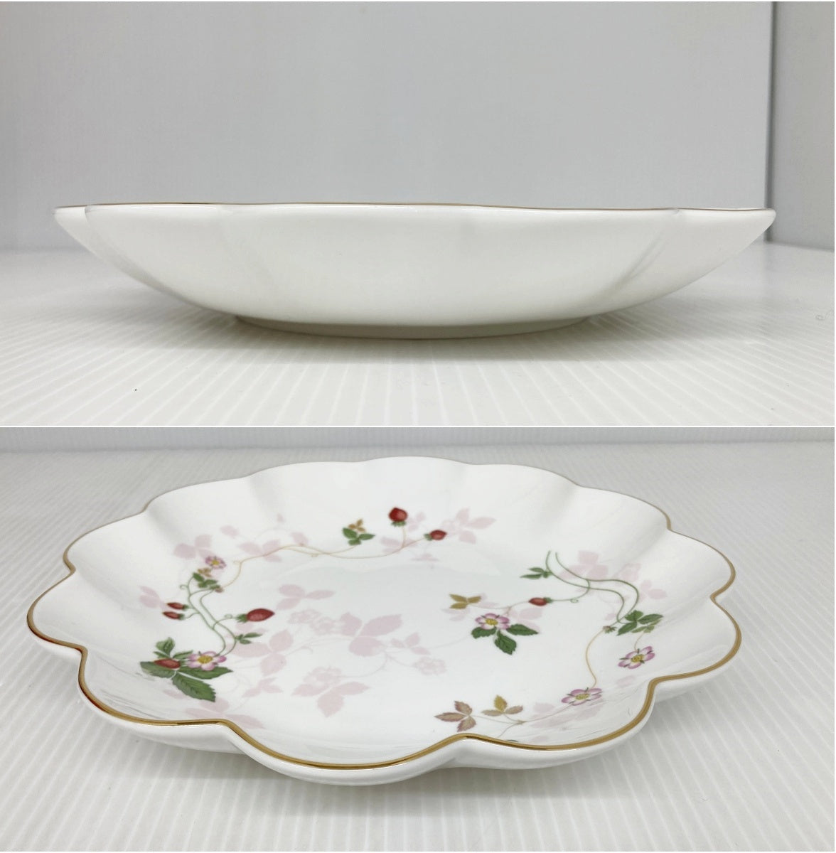 WEDGWOOD ワイルドストロベリー ペタルトレイ 24cm