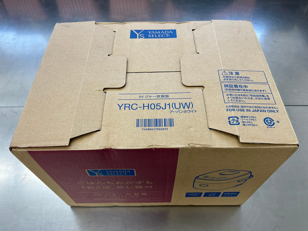 YAMADAセレクト IHジャー炊飯器 YRC-H05J1 ３合 - 炊飯器・餅つき機