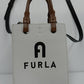 FURLA フルラ VARSITY STYLE MINI レザー 2WAYバッグ 中古囗T巛