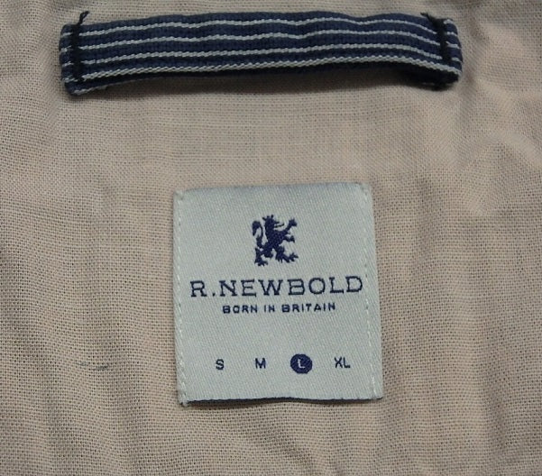 R.NEWBOLD コットンパーカー ブルー（ボーダー）size:L囗T巛