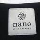 ナノ・ユニバース セットアップスーツ ブラック size:38囗T巛