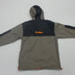 FUBU アノラックパーカー ハーフジッププルパーカー カーキ FBM-10117A size:M囗T巛