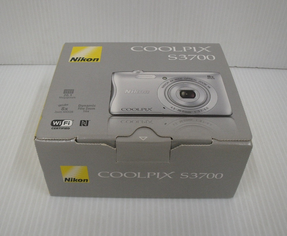 ニコン 2005万画素コンパクトデジカメ COOLPIX S3700 2015年モデル囗T巛