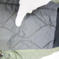 55DSL キルティング 中綿ジャケット ジップアップ Lサイズ モスグリーン＆グレー グラデーション