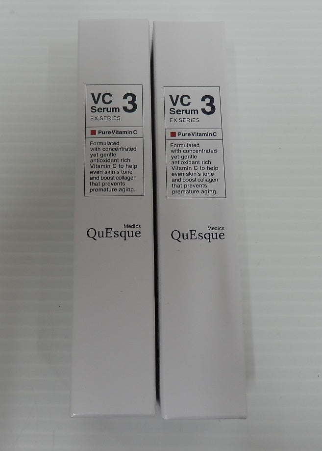 未開封！QuEsque クエスク VC3セラム 美容液 20ml 2本セット囗T巛