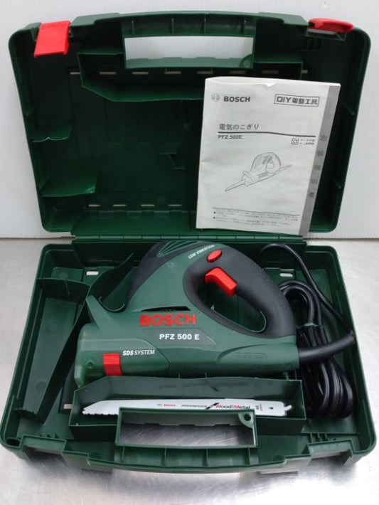 中古品 BOSCH 電気のこぎり PFZ500E 2014年製囗T巛