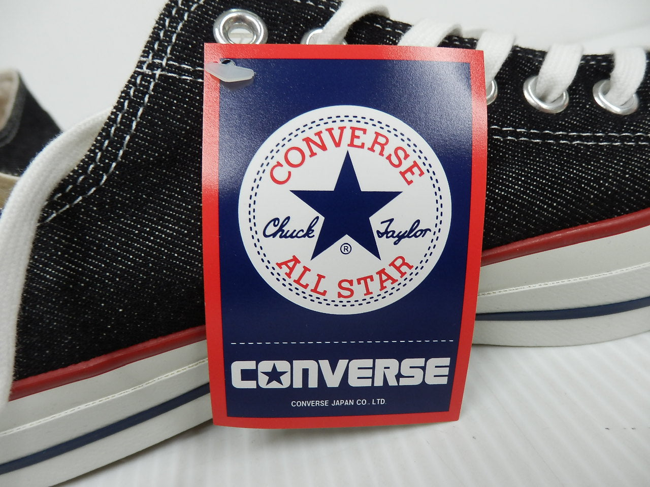 未使用！CONVERSE コンバース オールスター J 岡山デニム OX ブラック 31309170275 size:28.0cm囗T巛