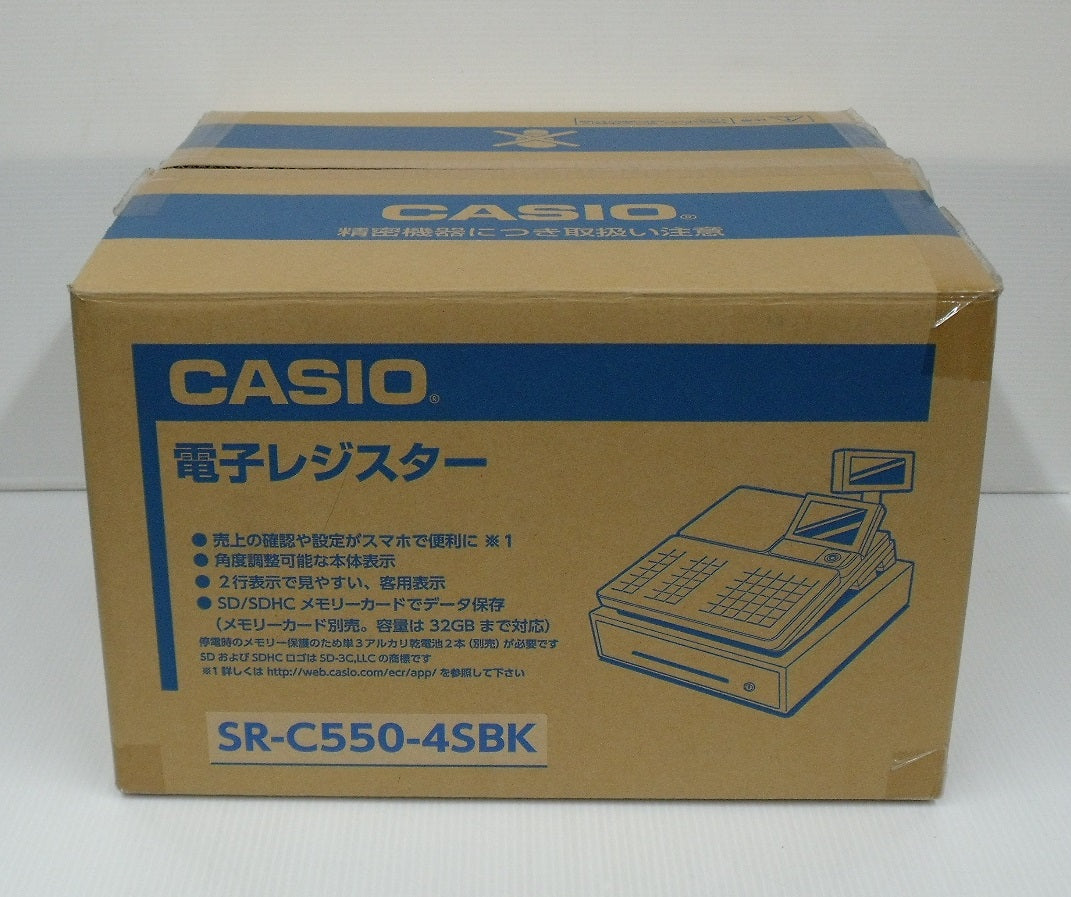 カシオ 電子レジスター ブラック SR-C550-4SBK囗T巛