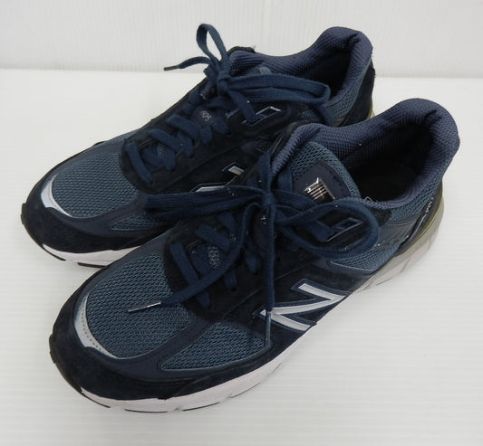 New Balance ニューバランス メンズスニーカー M990NV5 ネイビー USA製 size:25.5cm囗T巛