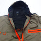 FUBU アノラックパーカー ハーフジッププルパーカー カーキ FBM-10117A size:M囗T巛