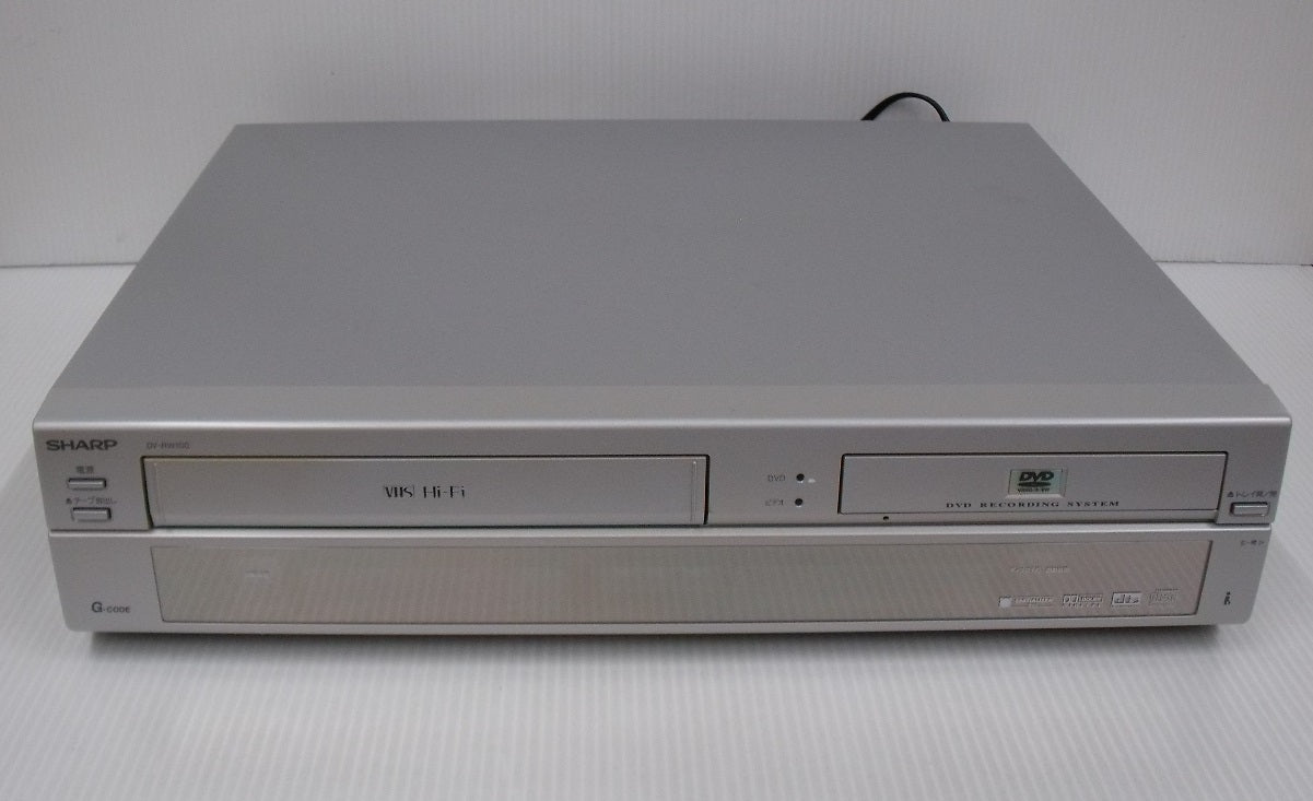 シャープ VHSビデオデッキ一体型DVDプレーヤー DV-RW100囗T巛